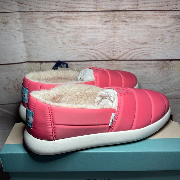 TOMS Alpargata Mallow Tea Rose Woven Slip-on Shoes Size 7.5 NEW In Box - Picture 5 of 7